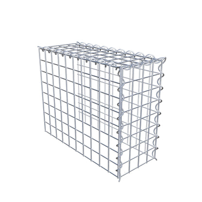 Gabbione aggiuntivo tipo 4 50 cm x 40 cm x 20 cm (L x H x P), dimensione maglia 5 cm x 5 cm, a spirale