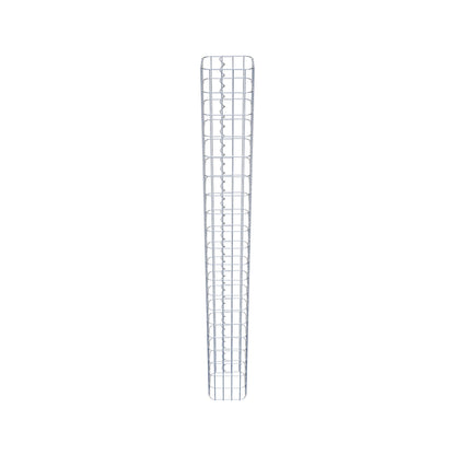 Gabion column, square, hot-dip galvanized, 22 cm x 22 cm, 200 cm height, MW 5 cm x 10 cm