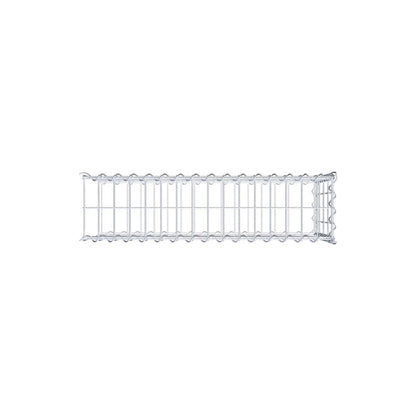 Gabbione aggiuntivo tipo 2 80 cm x 40 cm x 20 cm (L x A x P), dimensione maglia 5 cm x 10 cm, a spirale