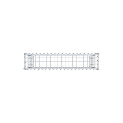 Grown-on gabion type 3 100 cm x 100 cm x 20 cm (L x H x D), mesh size 5 cm x 10 cm, spiral