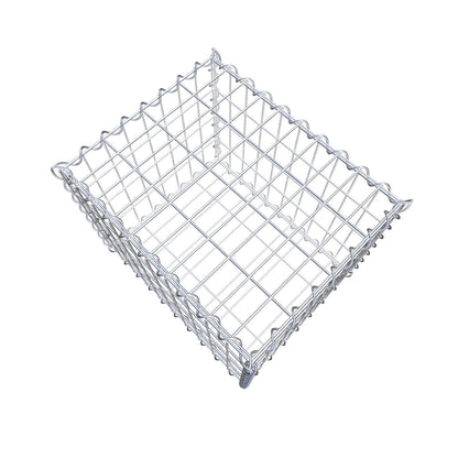 Gabbione 50 cm x 40 cm x 40 cm (L x H x P), maglia 5 cm x 10 cm, spirale