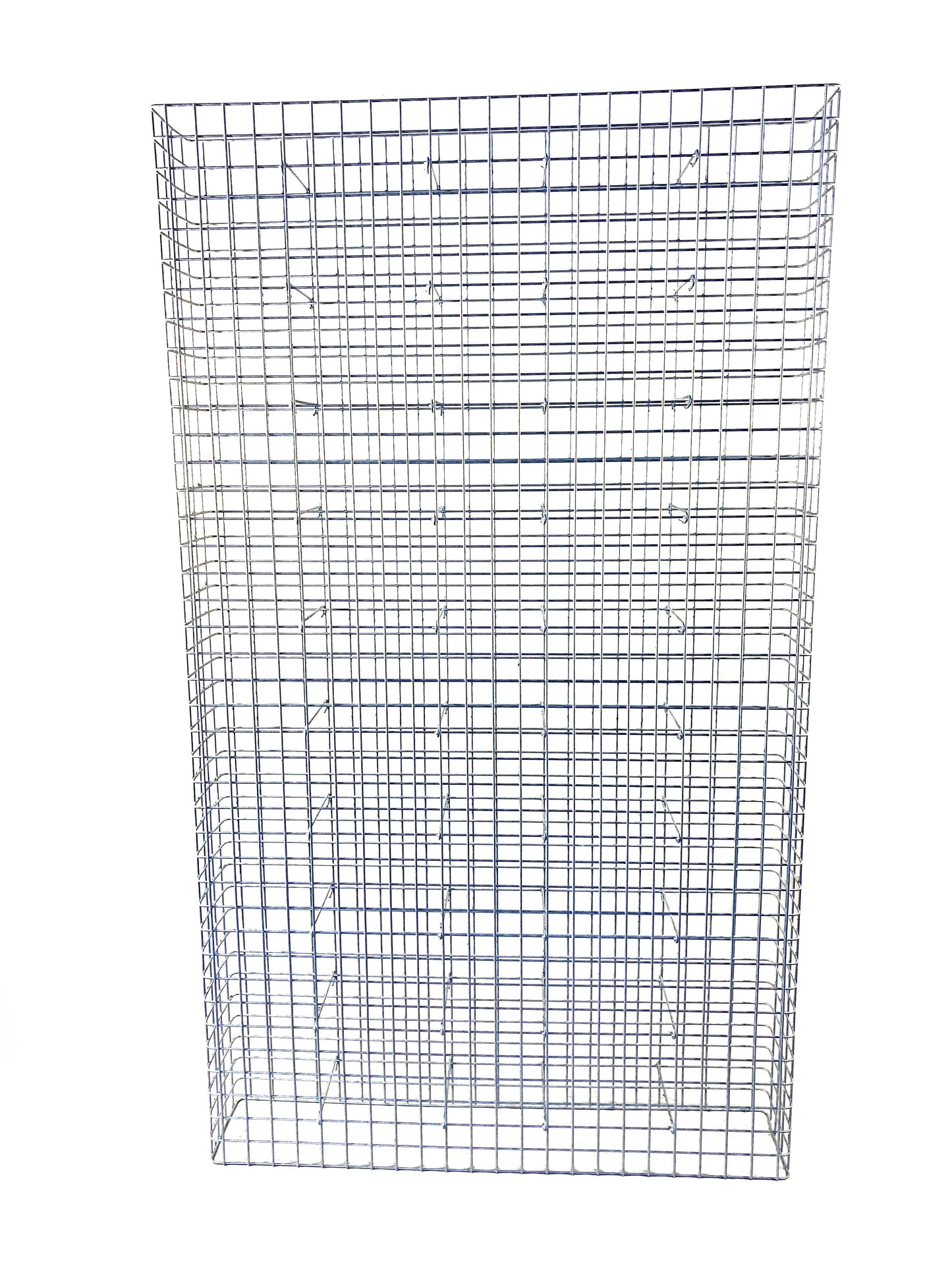 Gabione feuerverzinkt 117 cm x 200 cm x 22 cm, Maschenweite 5 cm x 5 cm, fertig geschweißt