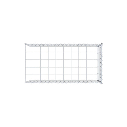 Add-on schanskorf type 4 100 cm x 40 cm x 50 cm (L x H x D), maaswijdte 10 cm x 10 cm, spiraal