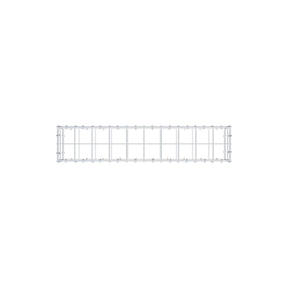 Gabion 100 cm x 20 cm x 20 cm (L x H x P), maille 10 cm x 10 cm, anneau en C