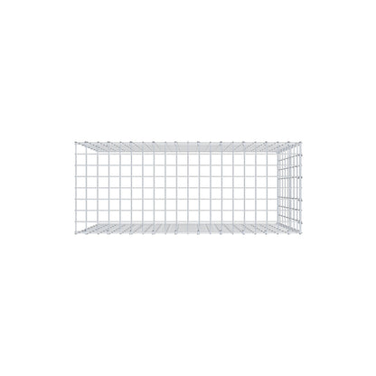 Gabbione aggiuntivo tipo 4 100 cm x 80 cm x 40 cm (L x H x P), maglia 5 cm x 10 cm, anello a C