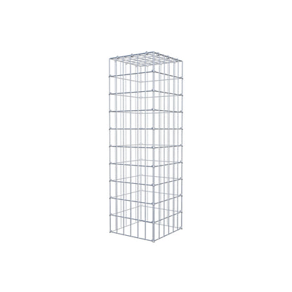 Gabbione aggiuntivo di tipo 3 100 cm x 30 cm x 30 cm (L x A x P), maglia 5 cm x 10 cm, anello a C
