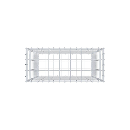 Gabion 100 cm x 70 cm x 30 cm (L x H x P), mailles 10 cm x 10 cm, anneau en C