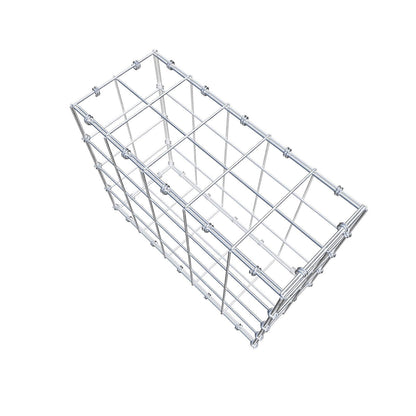 Gabbione 50 cm x 40 cm x 20 cm (L x H x P), maglia 10 x 10 cm, anello a spirale