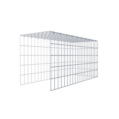 Gabião Tipo 4 100 cm x 50 cm x 40 cm (C x A x P), malhagem 5 cm x 10 cm, anel C