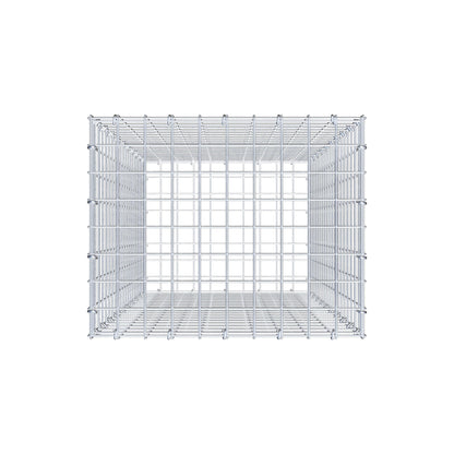 Schanskorf 100 cm x 50 cm x 40 cm (L x H x D), maaswijdte 5 cm x 5 cm, C-ring