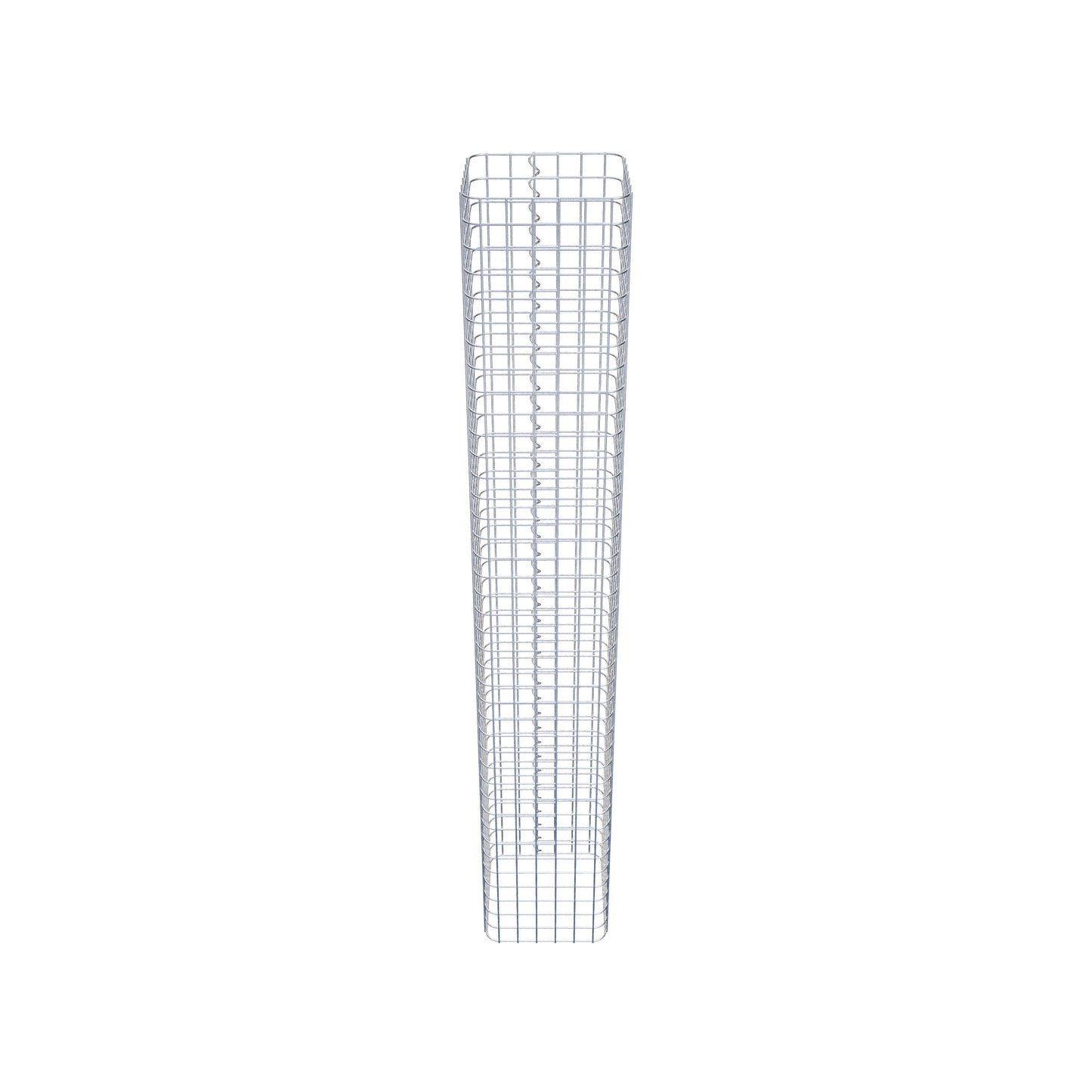 Gabion column square 32 cm x 32 cm, 200 cm high, MW 5 cm x 5 cm