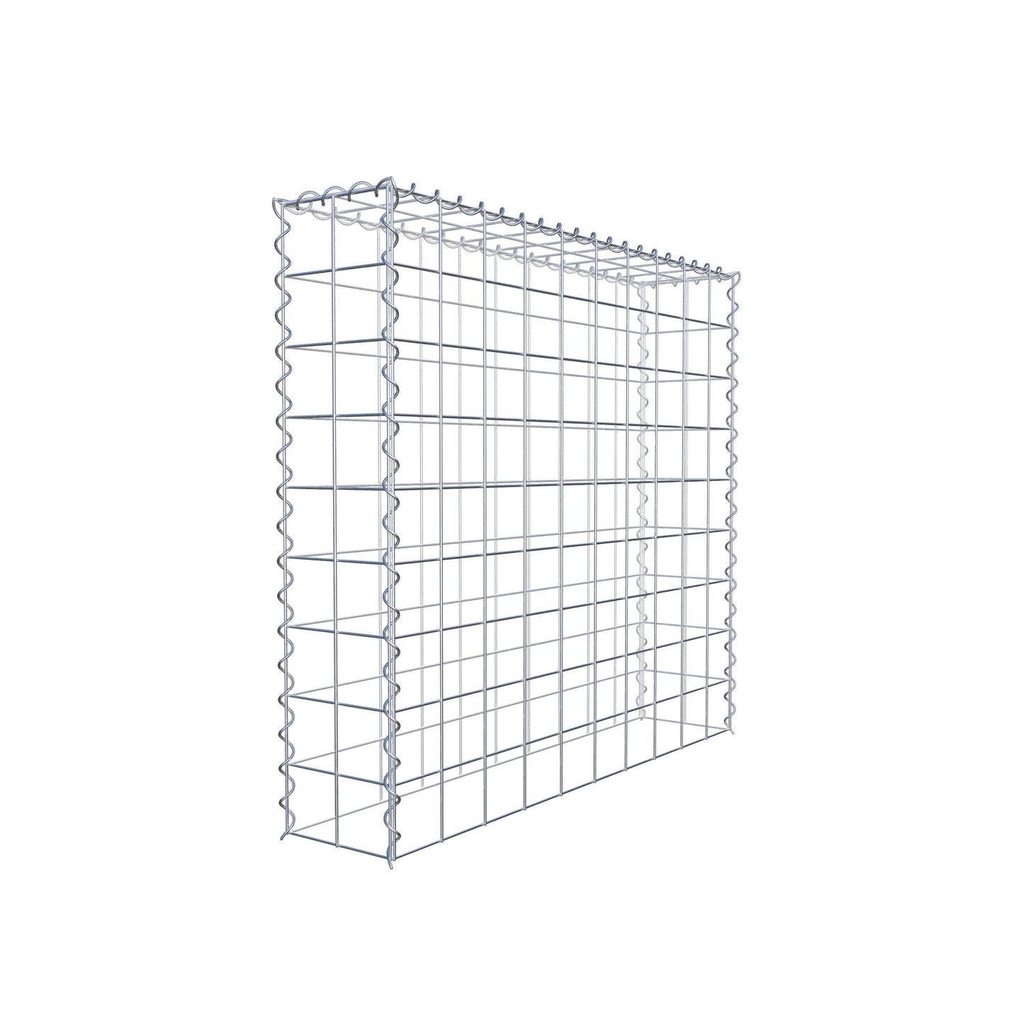 Gabbione aggiuntivo tipo 3 100 cm x 90 cm x 20 cm (L x H x P), maglia 10 cm x 10 cm, spirale