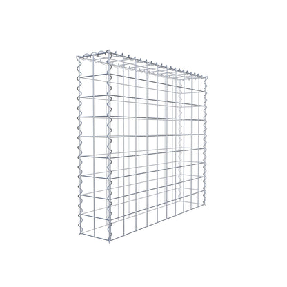 Gabbione aggiuntivo tipo 3 100 cm x 90 cm x 20 cm (L x H x P), maglia 10 cm x 10 cm, spirale
