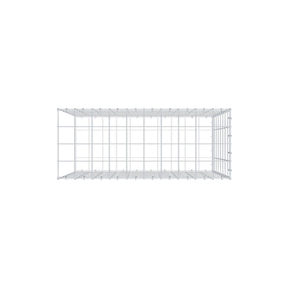Gabião Tipo 2 100 cm x 80 cm x 40 cm (C x A x P), malhagem 10 cm x 10 cm, anel C