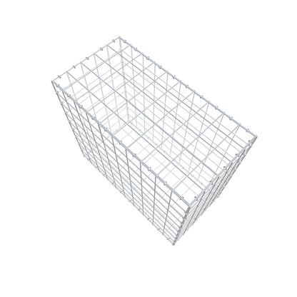 Gabião 100 cm x 90 cm x 50 cm (C x A x P), malhagem 10 cm x 10 cm, anel C