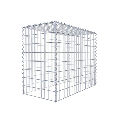 Anbaugabione Typ 3 100 cm x 80 cm x 50 cm (L x H x T), Maschenweite 5 cm x 10 cm, Spirale