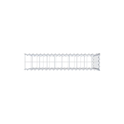 Gabião tipo 2 100 cm x 60 cm x 20 cm (C x A x P), malhagem 10 cm x 10 cm, espiral