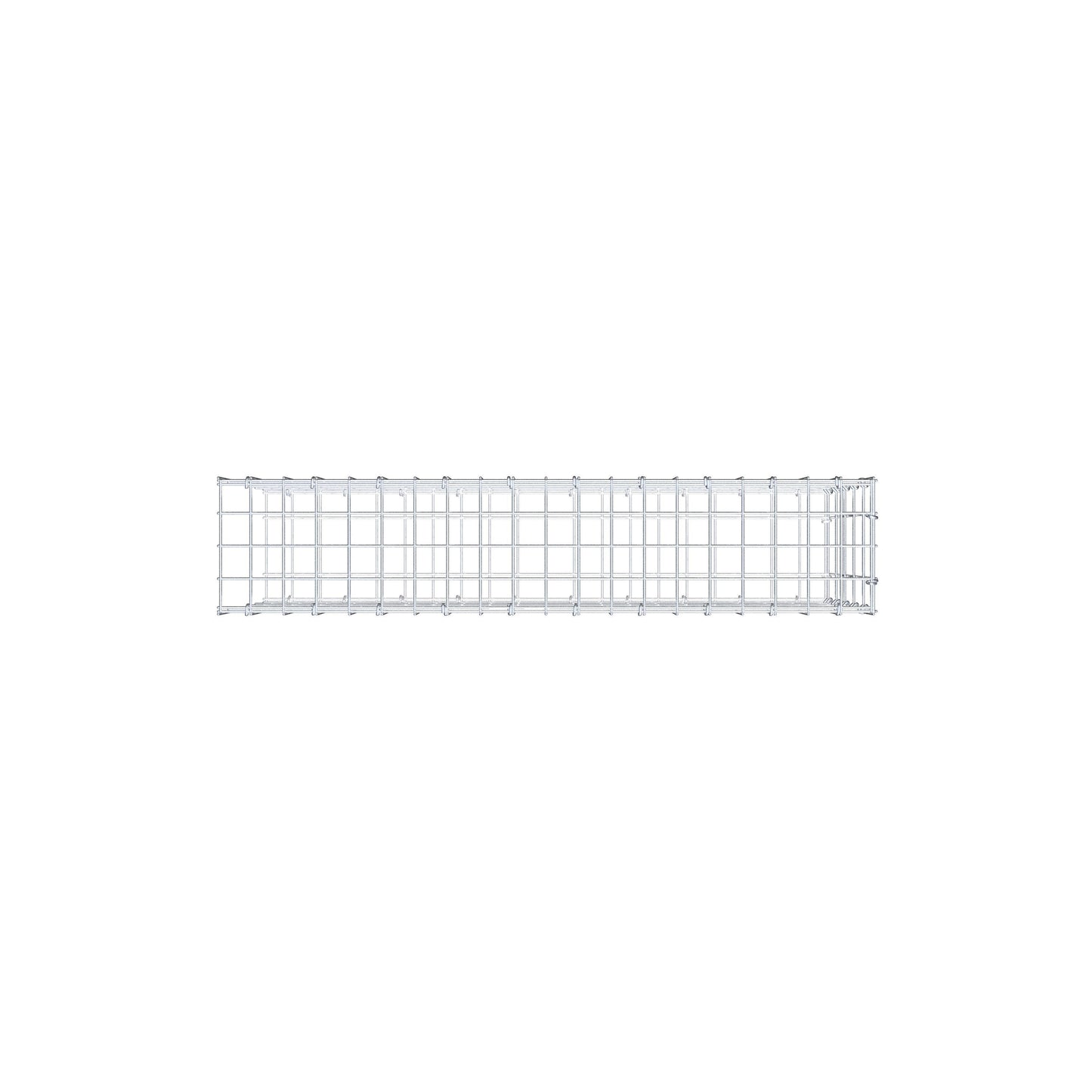 Gabião tipo 2 100 cm x 50 cm x 20 cm, malhagem 5 cm x 10 cm, anel C