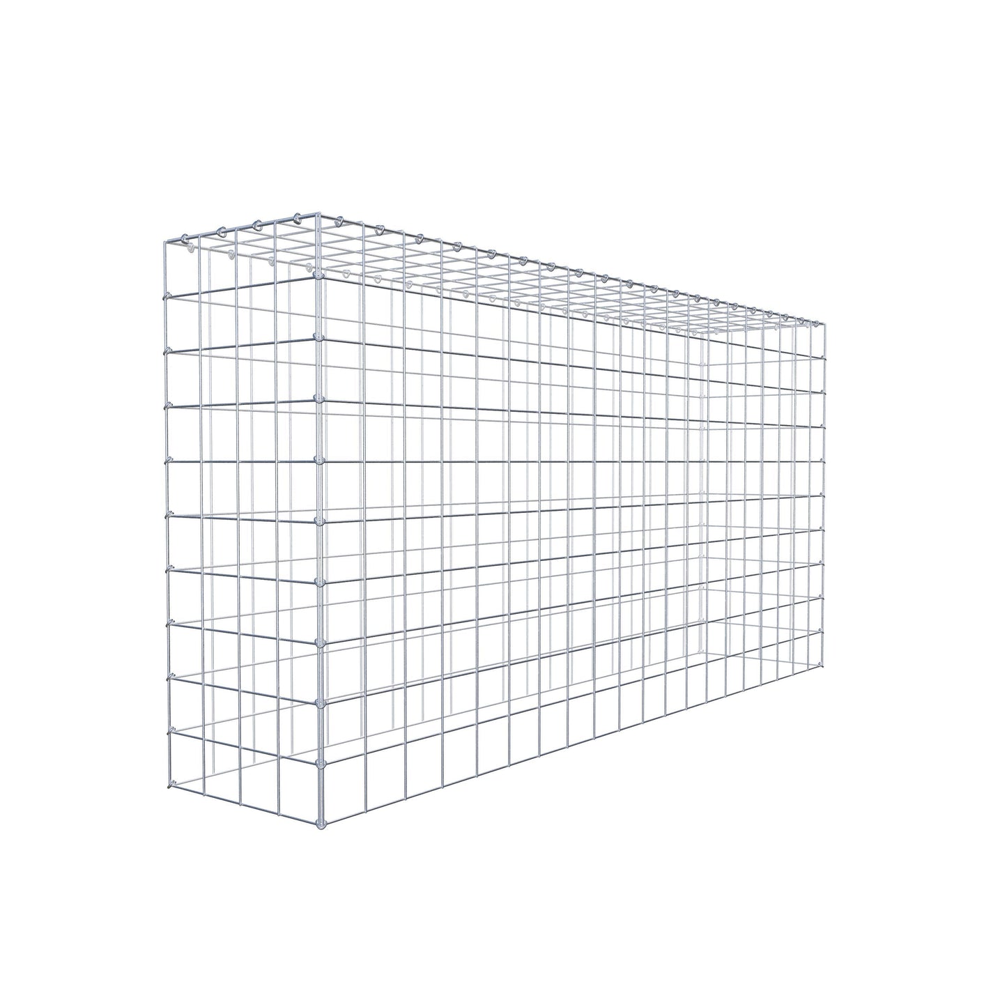 Anbaugabione Typ 3 200 cm x 100 cm x 40 cm (L x H x T), Maschenweite 10 cm x 10 cm, C-Ring