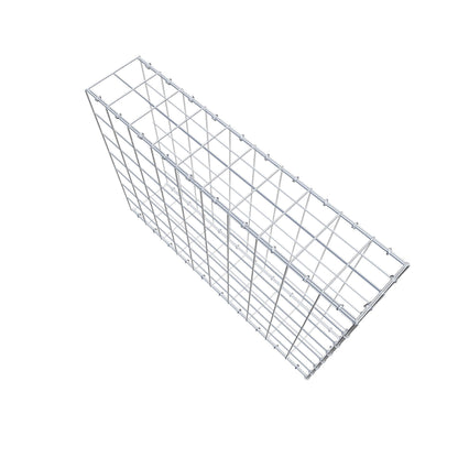 Fourche rapportée type 2 100 cm x 70 cm x 20 cm (L x H x P), mailles 10 cm x 10 cm, anneau en C