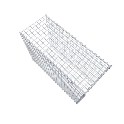 Grown-on gabion type 2 100 cm x 70 cm x 40 cm (L x H x D), mesh size 5 cm x 5 cm, spiral
