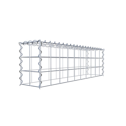 Gabbione aggiuntivo tipo 3 100 cm x 30 cm x 20 cm (L x A x P), maglia 10 cm x 10 cm, spirale
