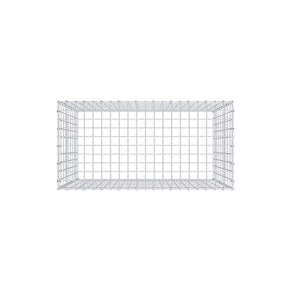 Anbaugabione Typ 3 100 cm x 90 cm x 50 cm (L x H x T), Maschenweite 5 cm x 10 cm, C-Ring