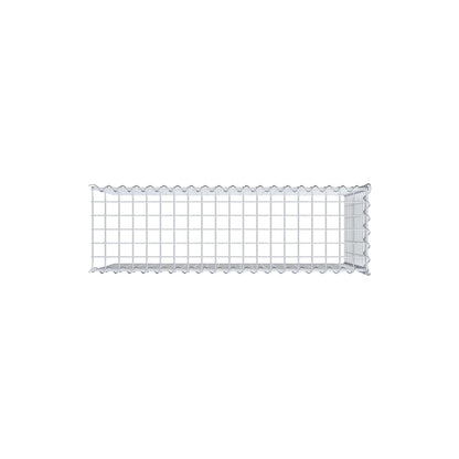 Påväxt gabion typ 4 100 cm x 60 cm x 30 cm (L x H x D), maskstorlek 5 cm x 5 cm, spiral
