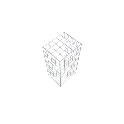 Gabbione aggiuntivo tipo 4 100 cm x 40 cm x 50 cm (L x H x P), maglia 10 cm x 10 cm, anello a C