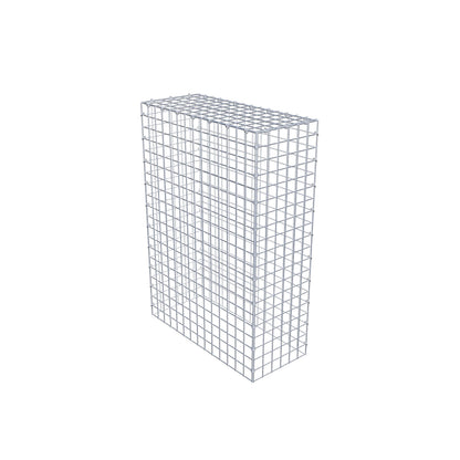 Gavión complementario de tipo 3 100 cm x 70 cm x 30 cm (largo x alto x fondo), malla 5 cm x 5 cm, anillo en C