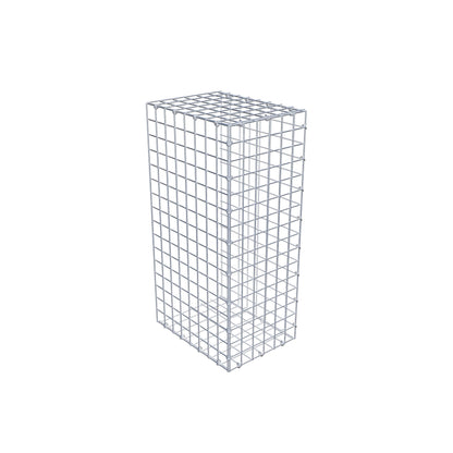Toegevoegde pool type 2 80 cm x 40 cm x 30 cm (L x H x D), maaswijdte 5 cm x 5 cm, C-ring