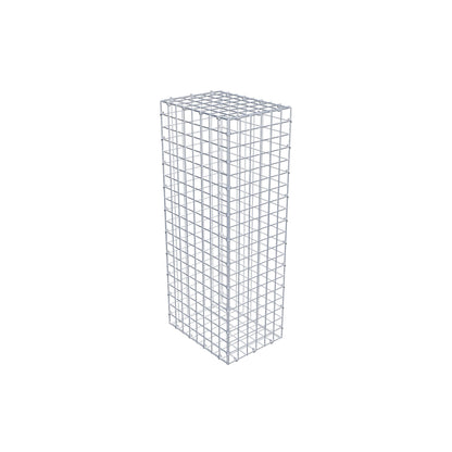 Gabbione 100 cm x 40 cm x 30 cm (L x H x P), maglia 5 cm x 5 cm, anello a C