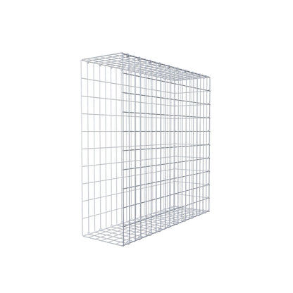Gabbione aggiuntivo tipo 2 100 cm x 100 cm x 30 cm, maglia 5 cm x 10 cm, anello a C