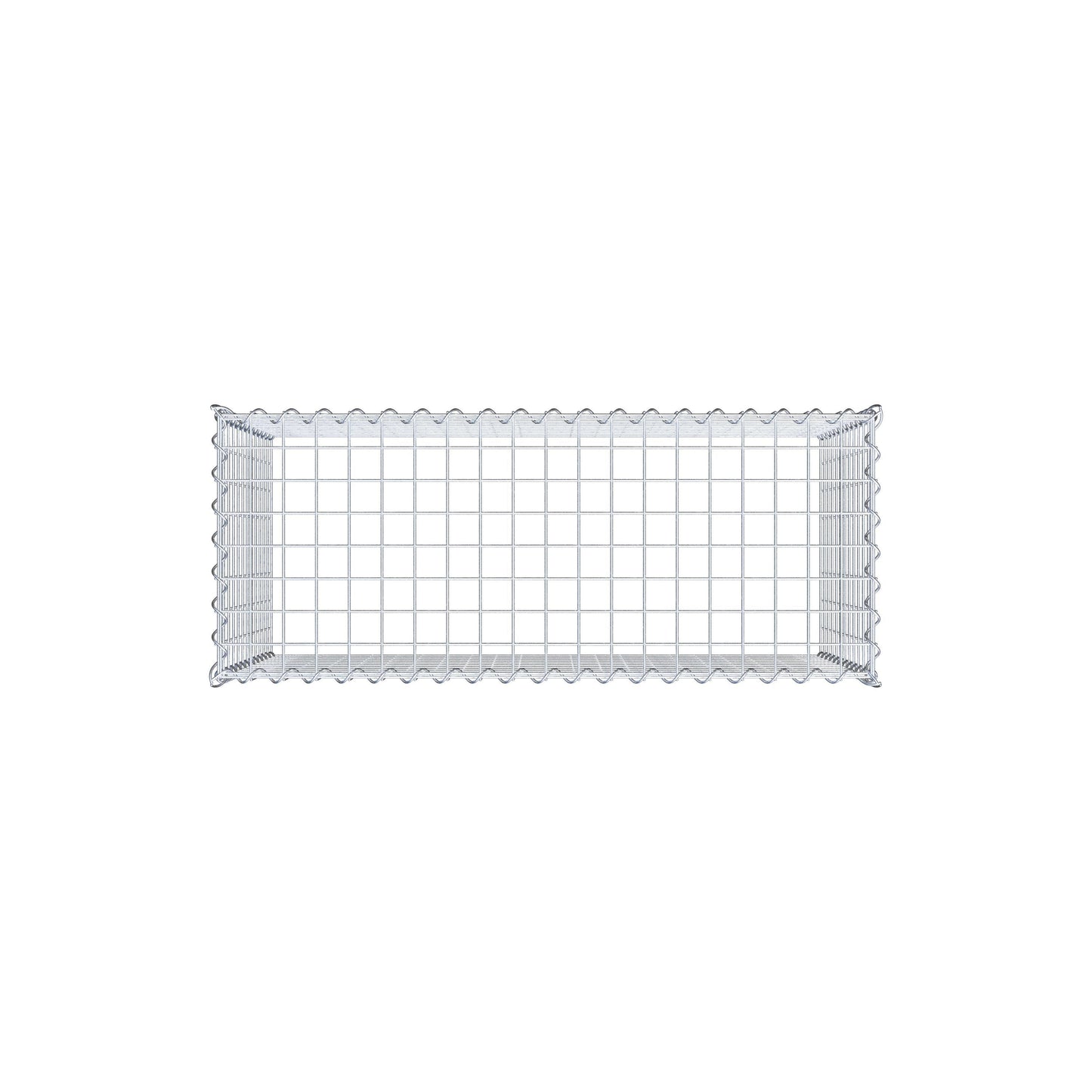 Gavión complementario tipo 3 100 cm x 60 cm x 40 cm (L x A x P), malla 5 cm x 5 cm, espiral