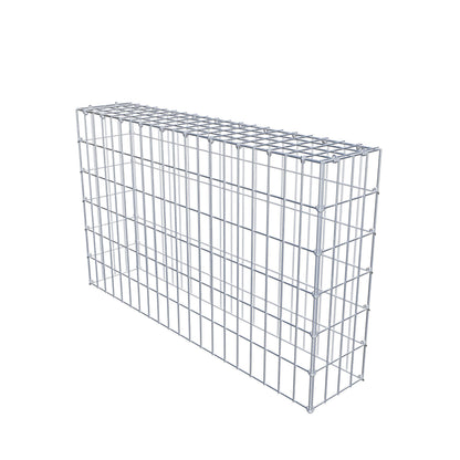 Gabião Tipo 3 100 cm x 60 cm x 20 cm (C x A x P), malhagem 5 cm x 10 cm, anel C