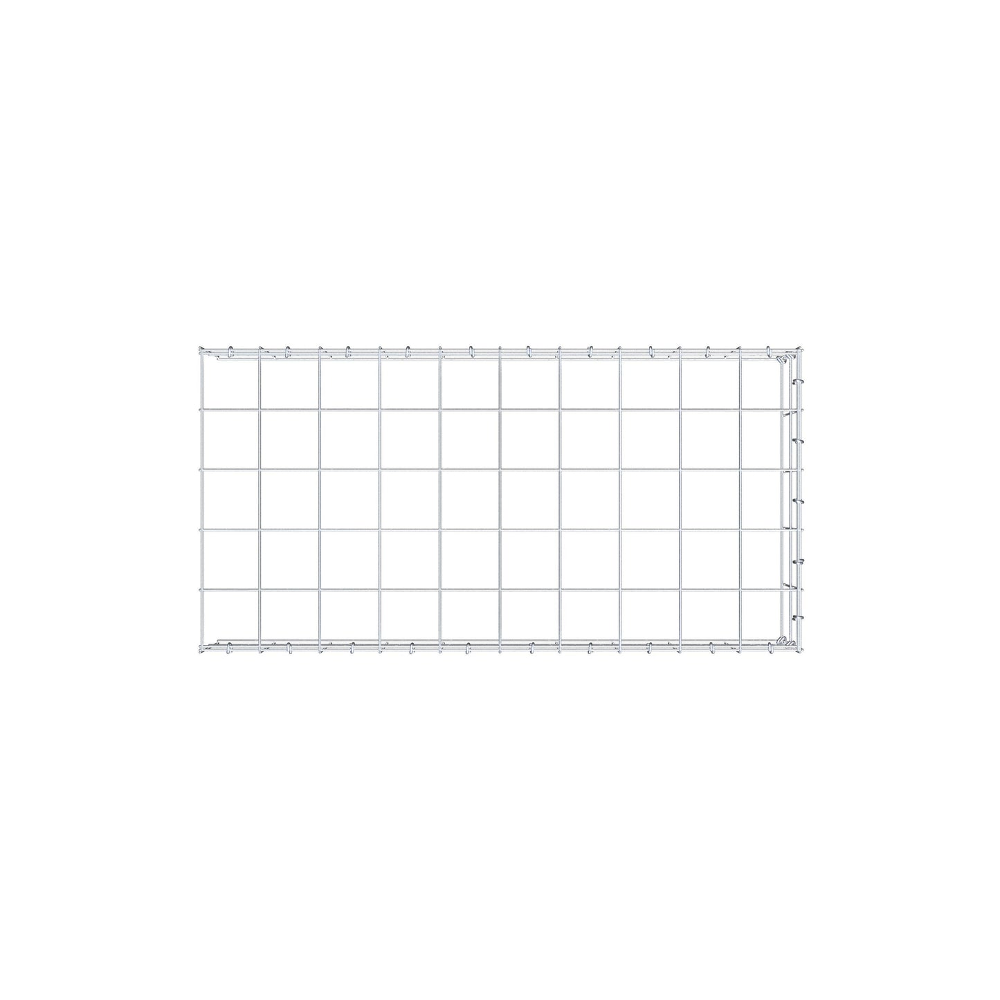 Pile aggiuntivo tipo 4 100 cm x 20 cm x 50 cm (L x H x P), maglia 10 cm x 10 cm, anello a C