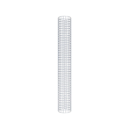 Gabionensäule rund 27 cm Durchmesser, 200 cm Höhe, Maschenweite 5 cm x 5 cm