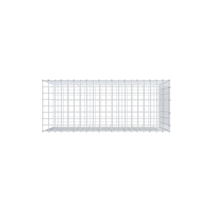 Gavión complementario de tipo 2 100 cm x 60 cm x 40 cm (largo x alto x fondo), malla 5 cm x 5 cm, anillo en C