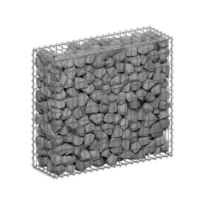 Schanskorf 100 cm x 90 cm x 30 cm (L x H x D), maaswijdte 5 cm x 10 cm, spiraal