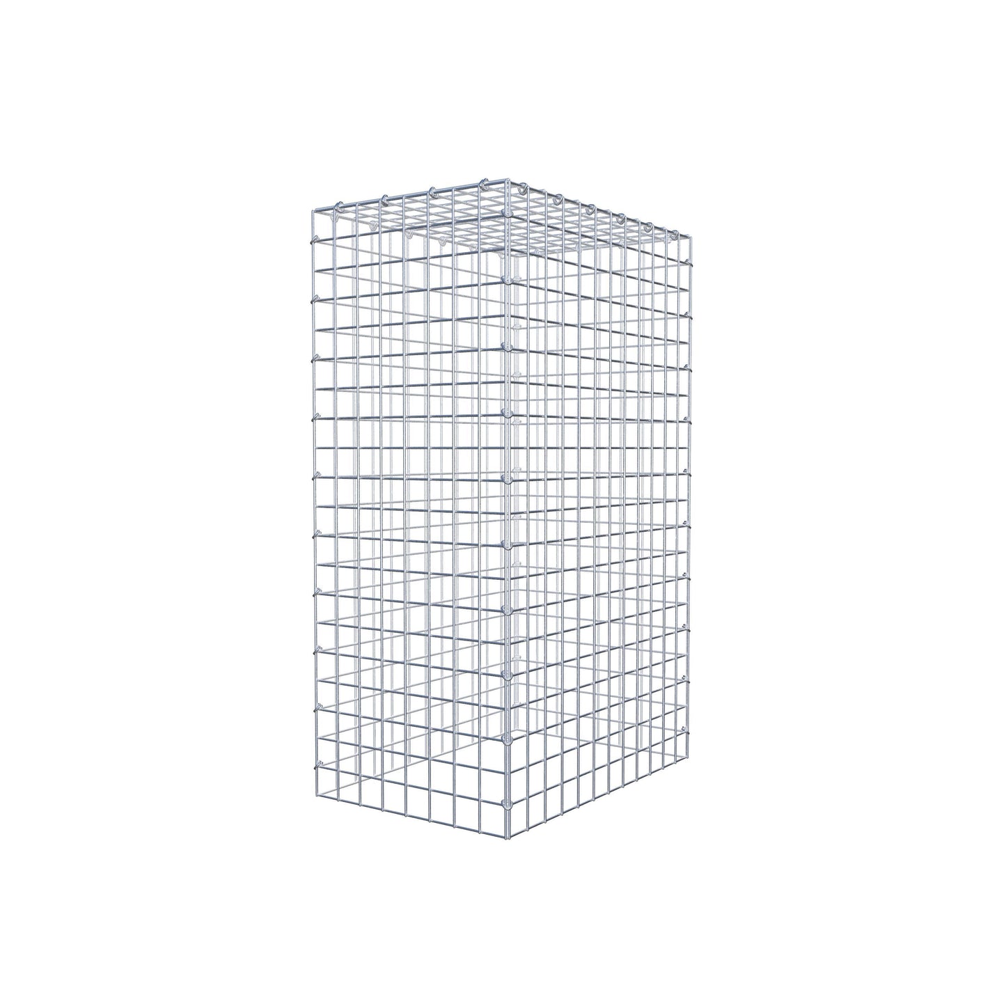 Gabbione aggiuntivo di tipo 3 100 cm x 60 cm x 40 cm (L x H x P), maglia 5 cm x 5 cm, anello a C
