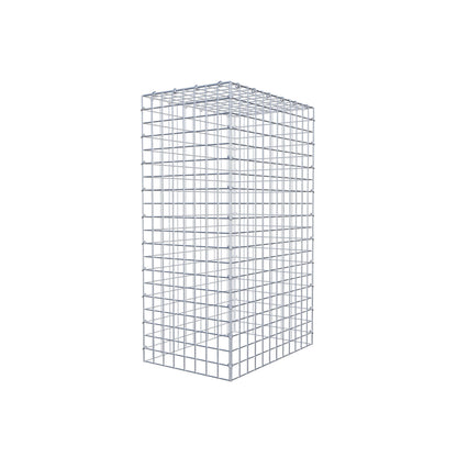 Gabbione aggiuntivo di tipo 3 100 cm x 60 cm x 40 cm (L x H x P), maglia 5 cm x 5 cm, anello a C