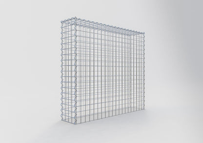 Gabion rapporté type 3 100 cm x 90 cm x 20 cm (L x H x P), mailles 5 cm x 5 cm, spirale