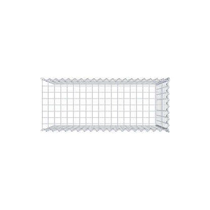 Gabbione aggiuntivo tipo 4 100 cm x 70 cm x 40 cm (L x H x P), maglia 5 cm x 10 cm, spirale