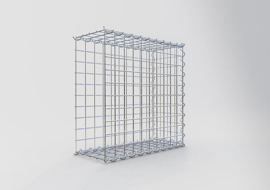 Gabbione aggiuntivo tipo 2 50 cm x 50 cm x 20 cm (L x A x P), dimensione maglia 5 cm x 5 cm, a spirale