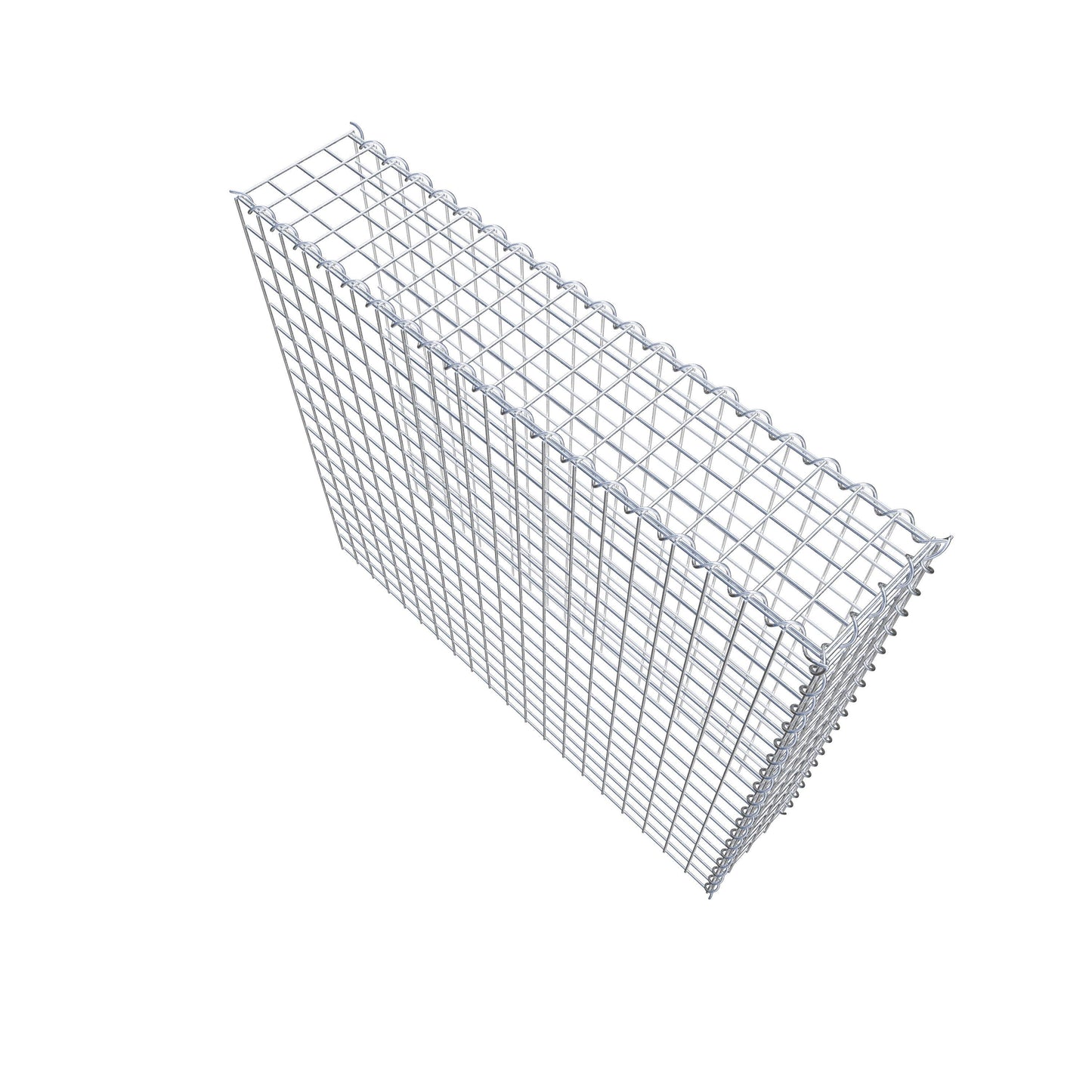 Anbaugabione Typ 4 100 cm x 90 cm x 20 cm (L x H x T), Maschenweite 5 cm x 5 cm, Spirale