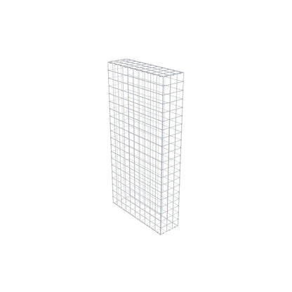 Gavión 200 cm x 100 cm x 30 cm (L x A x P), malla 10 cm x 10 cm, anillo en C