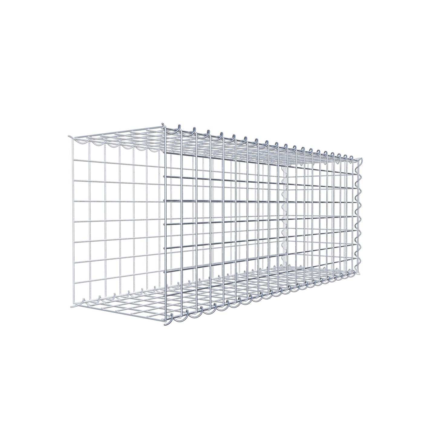 Påväxt gabion typ 2 100 cm x 40 cm x 30 cm (L x H x D), maskstorlek 5 cm x 5 cm, spiral