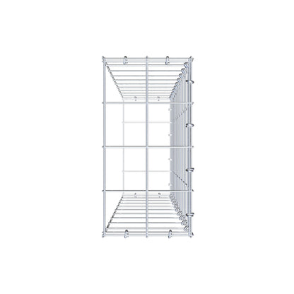 Gabião Tipo 2 100 cm x 20 cm x 40 cm (C x A x P), malhagem 10 cm x 10 cm, anel C