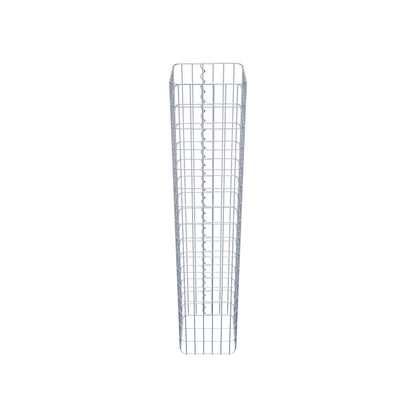 Columna de gaviones angular 32 cm x 32 cm, 160 cm de altura, MW 5 cm x 10 cm