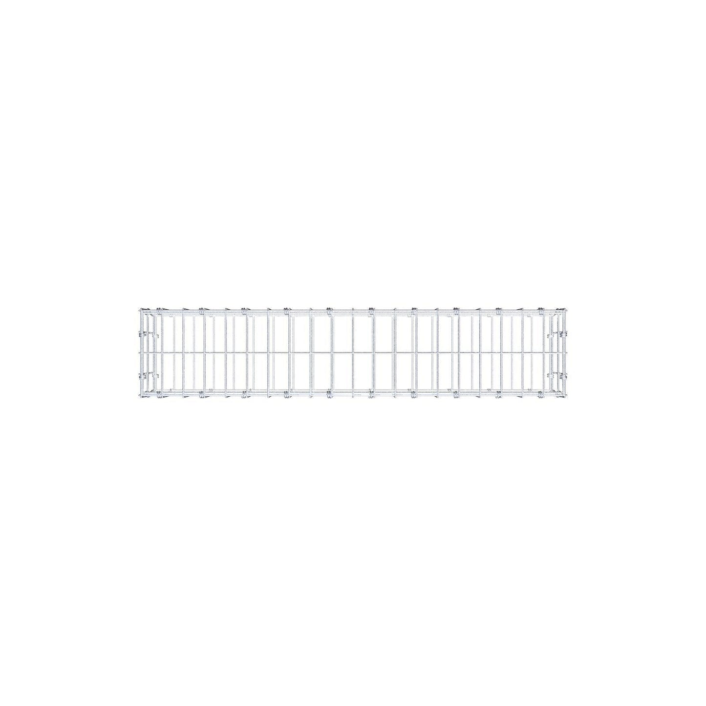 Schanskorf 100 cm x 20 cm x 20 cm (L x H x D), maaswijdte 5 x 10 cm, spiraalring